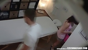 Intense Lovemaking On A Massage Table In Europe