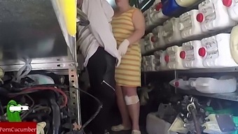 Secretly Recorded Sexual Encounter At Workplace With Hidden Camera