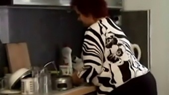 Gweltaz Granny Gets Fucked In Kitchen