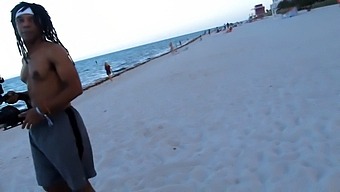 Teen Threesome With Asian And Latina Cuties In Miami Beach