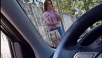 I Masturbated To A Sexy Girl Waiting At The Bus Stop And Became Parched!