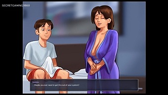 Busty Stepmom Confronts Young Man About His Solo Activities