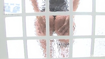 Stunning Nikki Rio Gets Wild In A Hardcore Encounter On The Stairs And Window Sill, Joined By Carlão Bazuca And Victor Gaucho. Stay Tuned For More