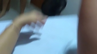 Cuckold Husband Cleans Wife'S Pussy With Mouth And Drinks Pee