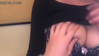 Young Japanese Girl With Large Breasts Receives Breast Stimulation