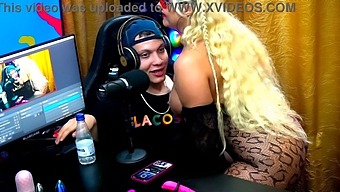 Andressa Sanchez Seduces Ruan, Exposing Her Rear And His Manhood On Camera! - Podcast Pápum No Barraco - Full Video On Sheer/Red