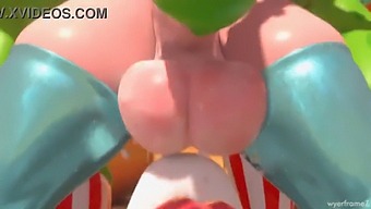 Princess Rosalina Futa'S Naughty Scene: Horny Milf Gets A Mouthful Of Cock